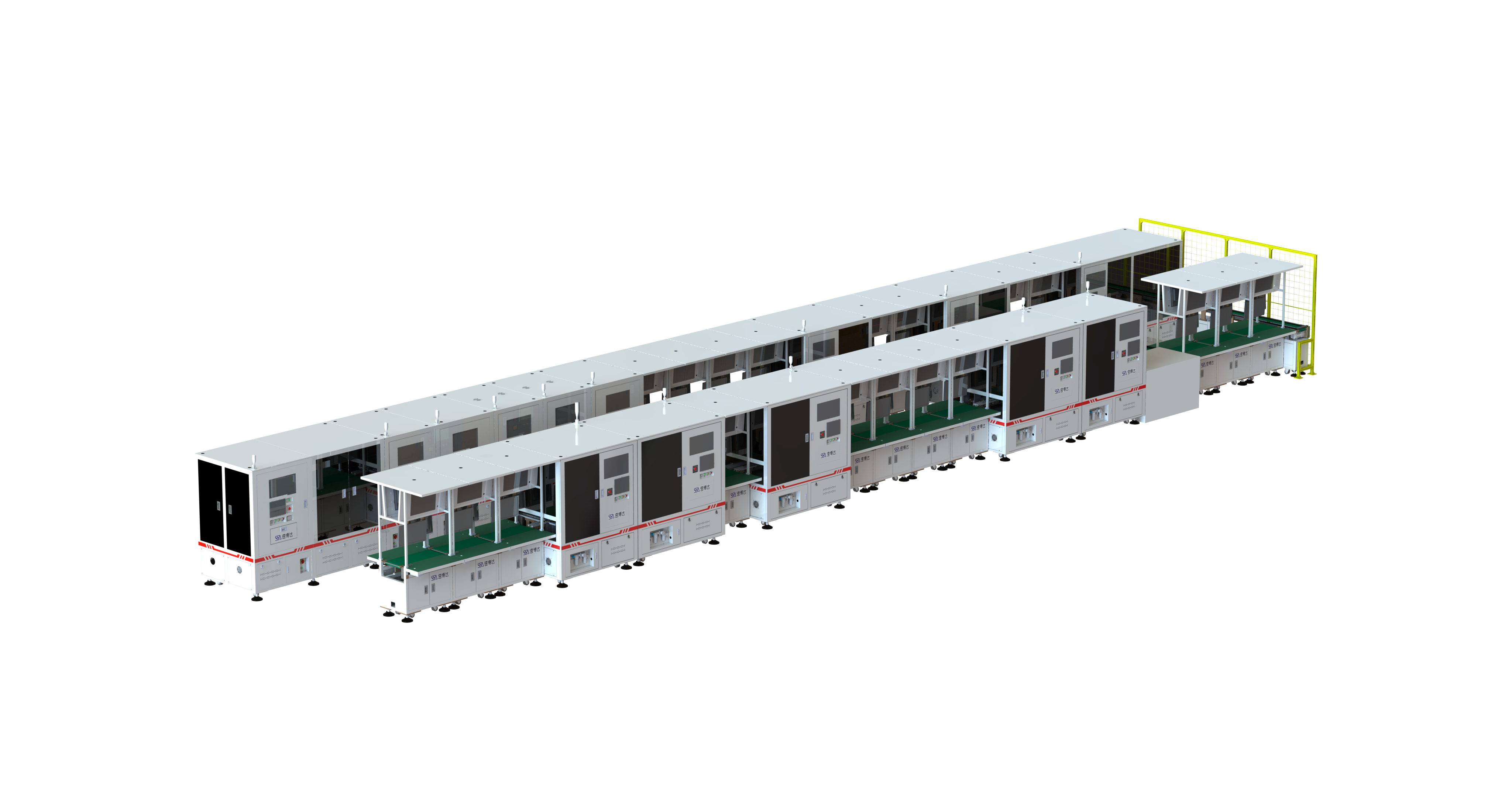 Cylindrical power module line